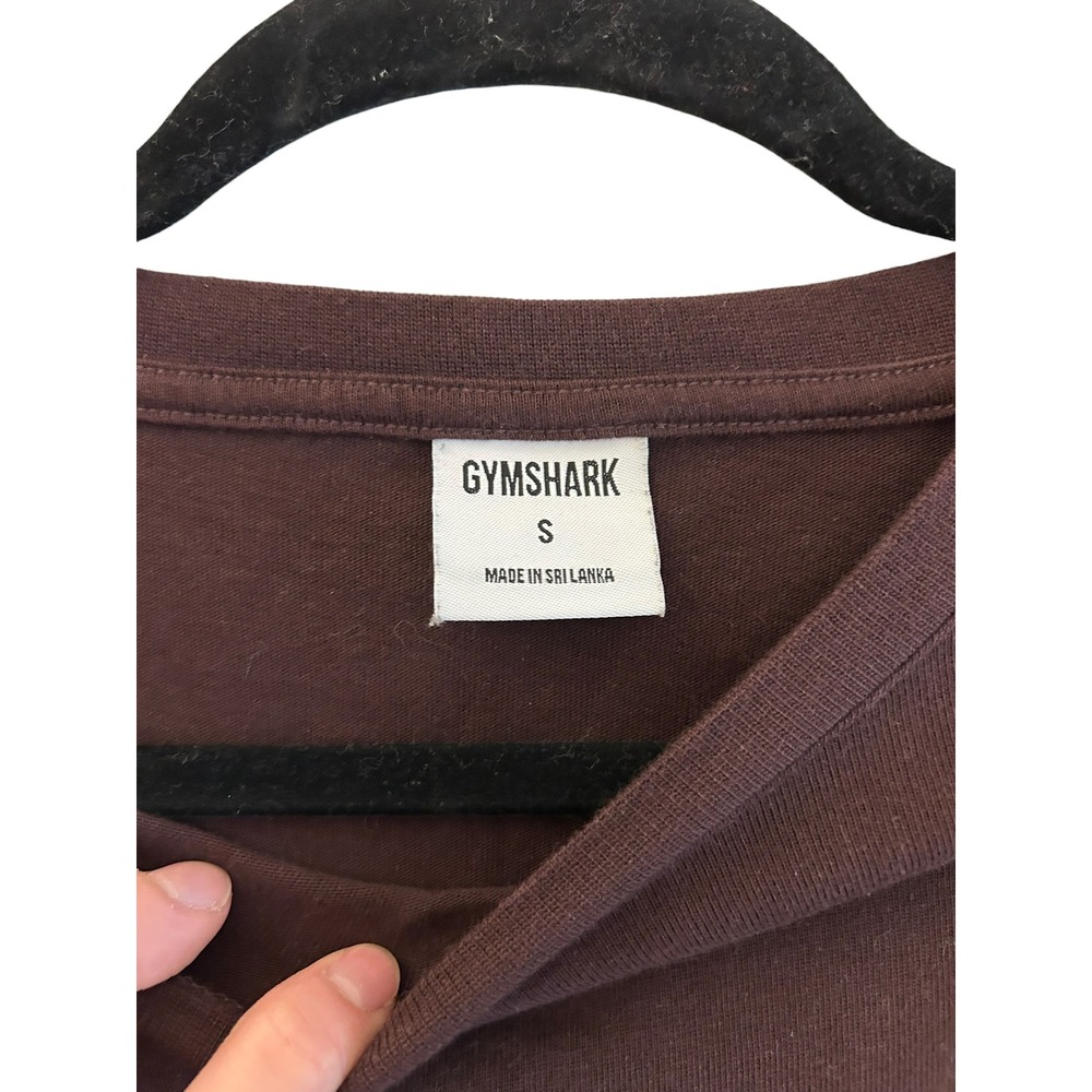 Gymshark Lifting Club Espresso Brown Cropped Graphic T-Shirt Womens Small - Picture 4 of 8